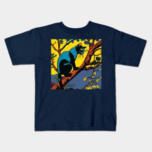 Cat in a Tree Kids T-Shirt